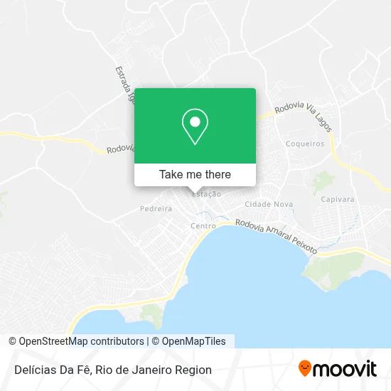 Delícias Da Fê map