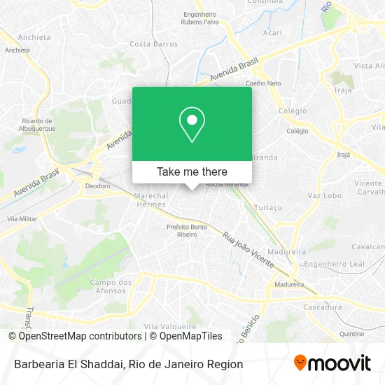 Barbearia El Shaddai map