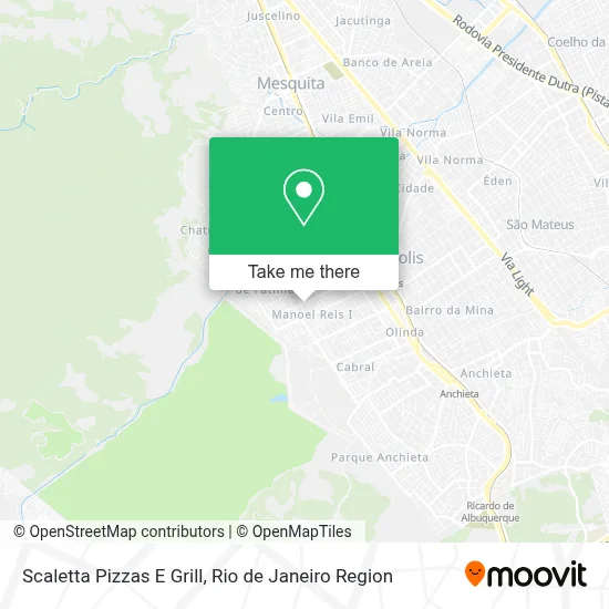 Scaletta Pizzas E Grill map