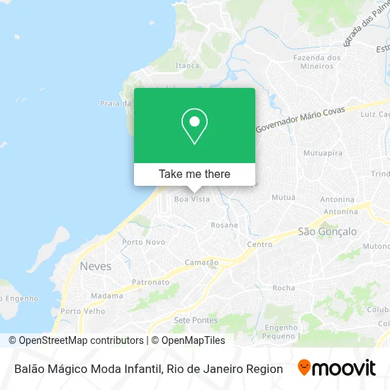 Balão Mágico Moda Infantil map