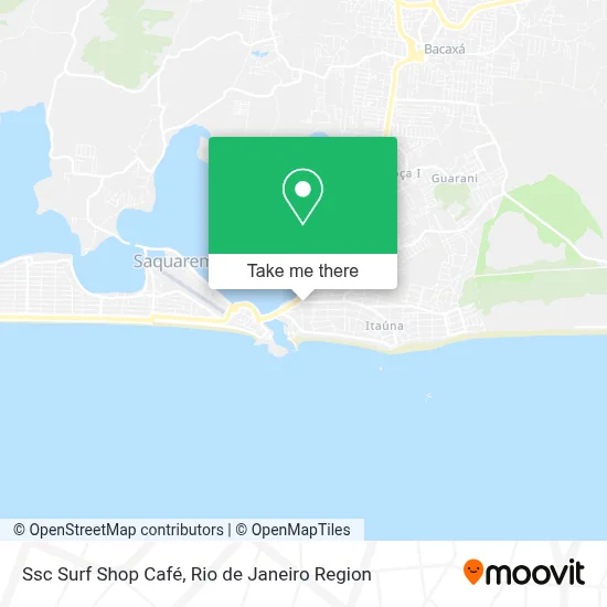 Ssc Surf Shop Café map