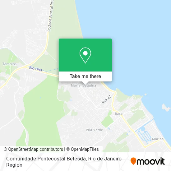 Comunidade Pentecostal Betesda map