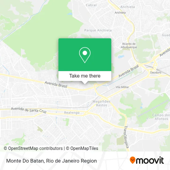 Monte Do Batan map