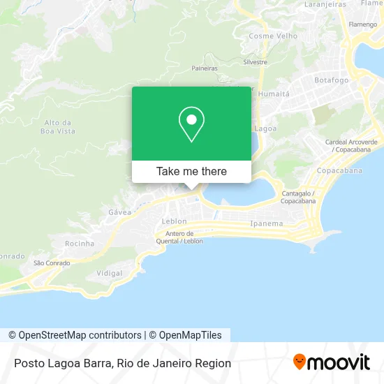 Posto Lagoa Barra map