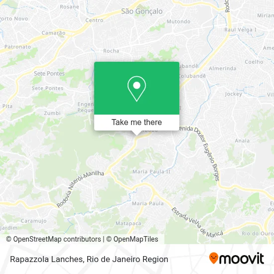 Rapazzola Lanches map