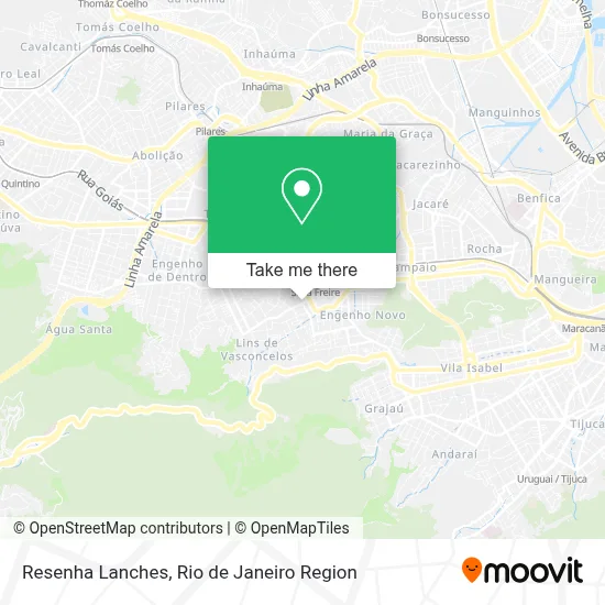 Resenha Lanches map
