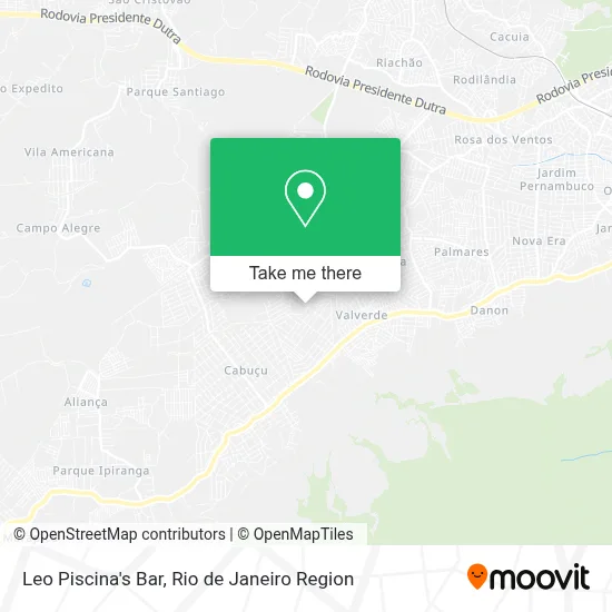 Leo Piscina's Bar map