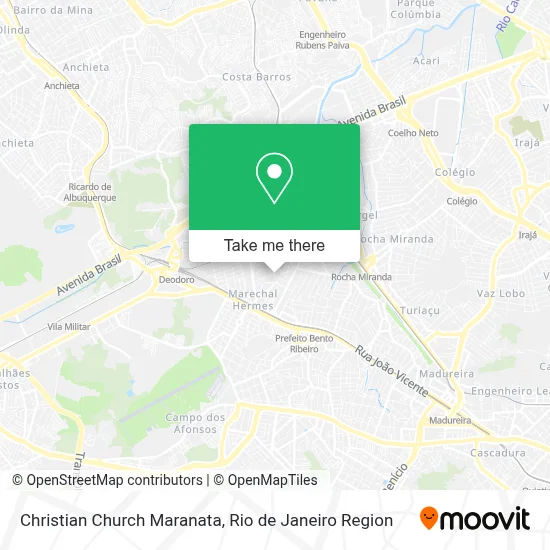 Christian Church Maranata map