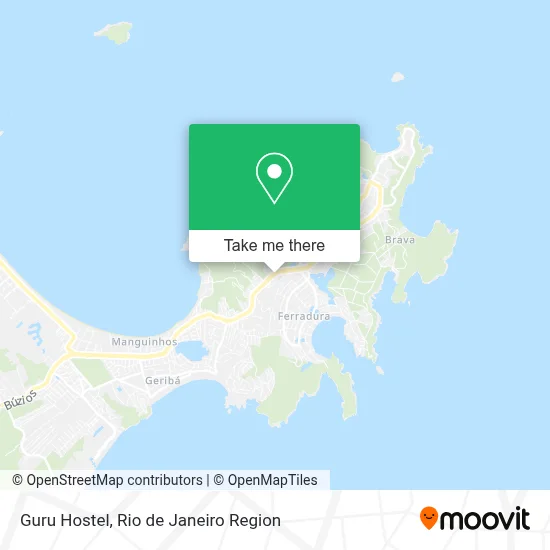 Guru Hostel map