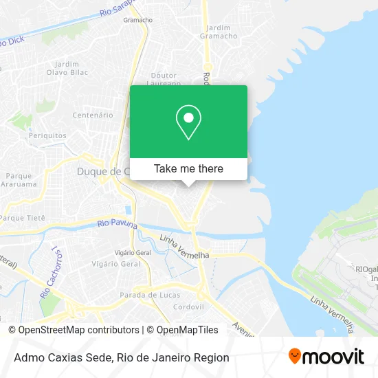 Admo Caxias Sede map