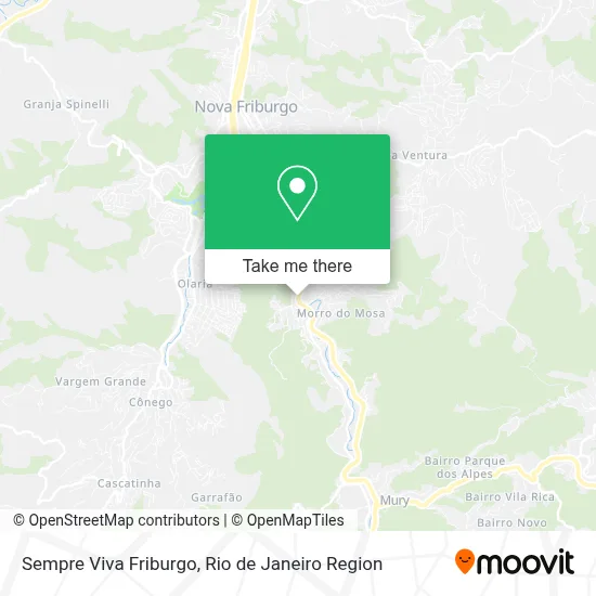 Sempre Viva Friburgo map