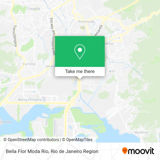 Bella Flor Moda Rio map