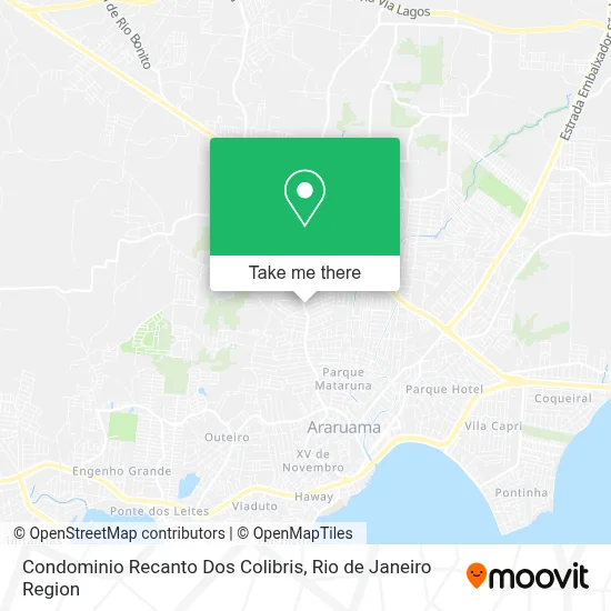 Condominio Recanto Dos Colibris map