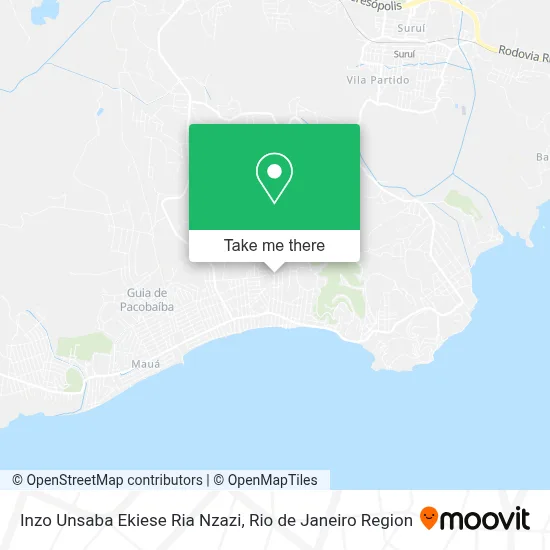 Inzo Unsaba Ekiese Ria Nzazi map