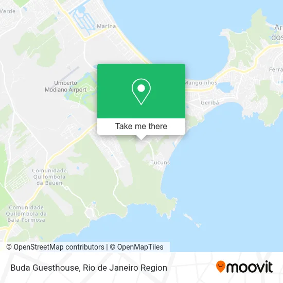 Buda Guesthouse map