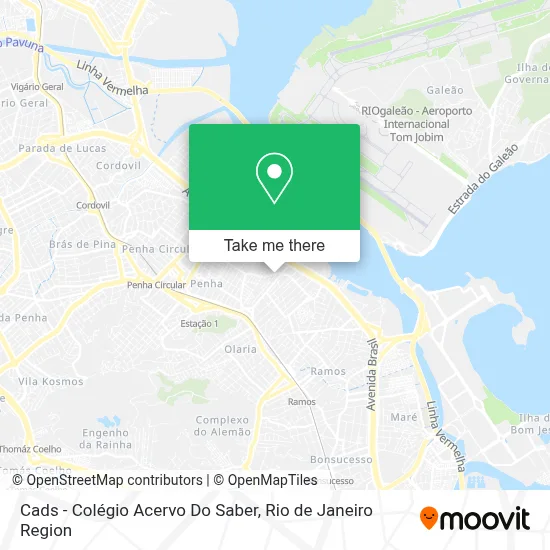 Cads - Colégio Acervo Do Saber map