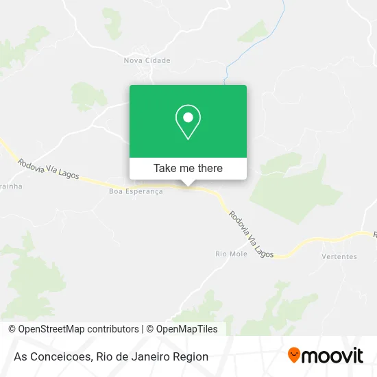 As Conceicoes map
