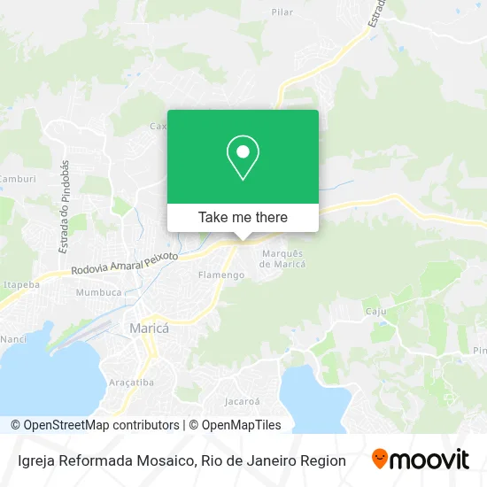 Igreja Reformada Mosaico map