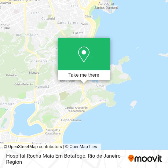 Hospital Rocha Maia Em Botafogo map