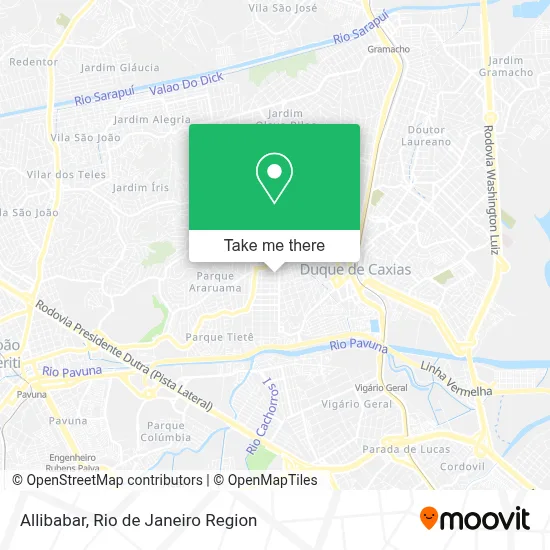 Allibabar map