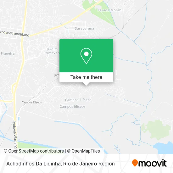 Achadinhos Da Lidinha map