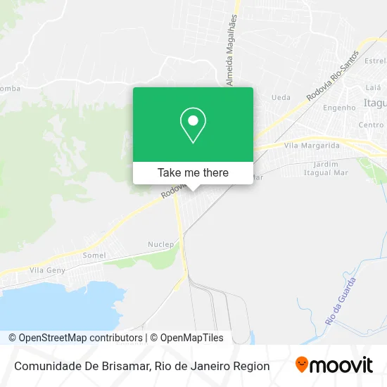 Comunidade De Brisamar map