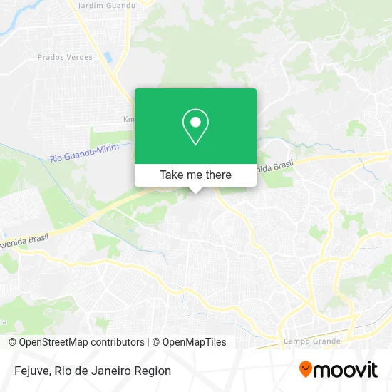 Fejuve map