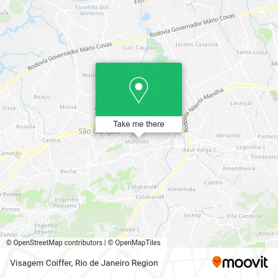 Visagem Coiffer map