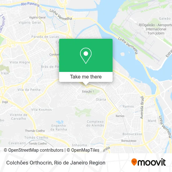 Colchões Orthocrin map