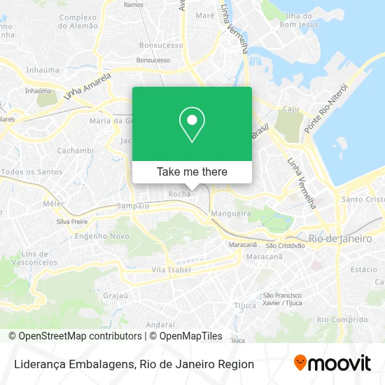 Liderança Embalagens map