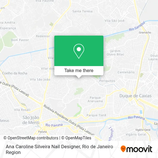 Ana Caroline Silveira Nail Designer map