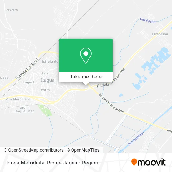 Igreja Metodista map