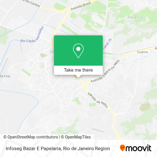 Infoseg Bazar E Papelaria map