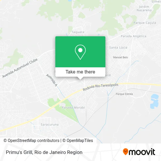 Primu's Grill map