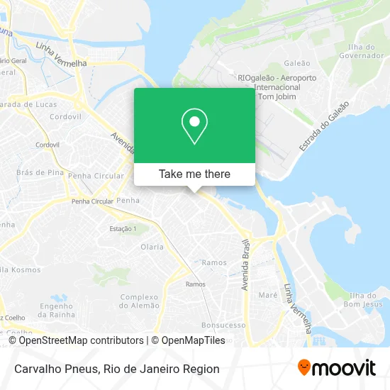 Carvalho Pneus map