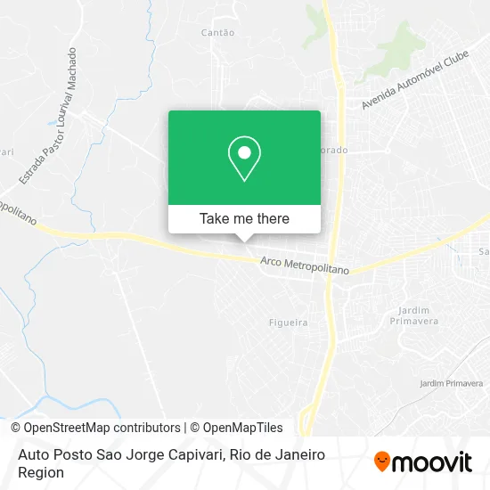 Auto Posto Sao Jorge Capivari map