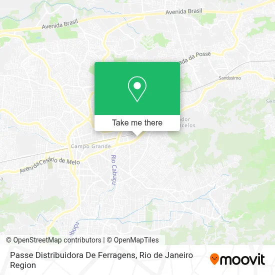 Passe Distribuidora De Ferragens map