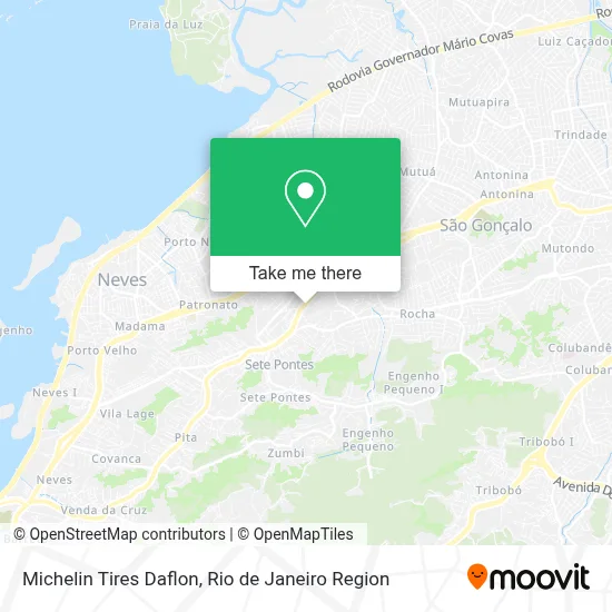 Michelin Tires Daflon map