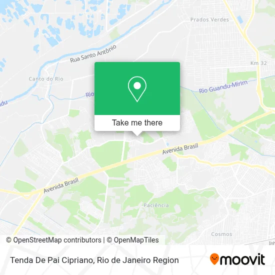 Tenda De Pai Cipriano map
