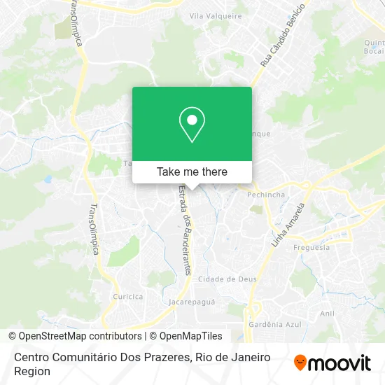 Centro Comunitário Dos Prazeres map
