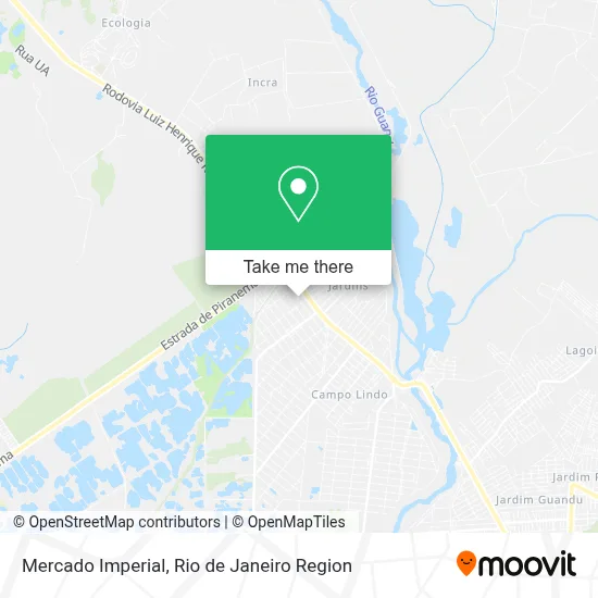 Mercado Imperial map