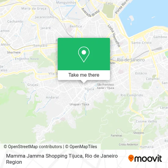 Mamma Jamma Shopping Tijuca map