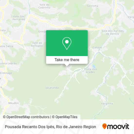 Pousada Recanto Dos Ipês map