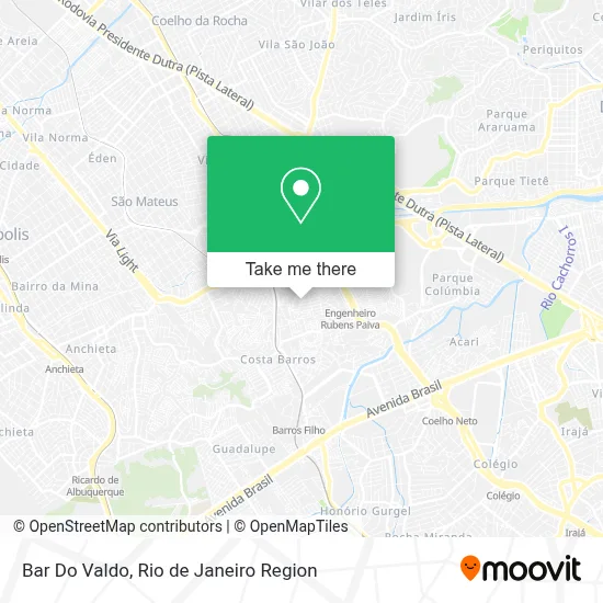Bar Do Valdo map