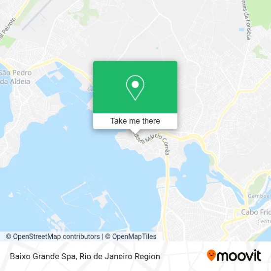 Baixo Grande Spa map