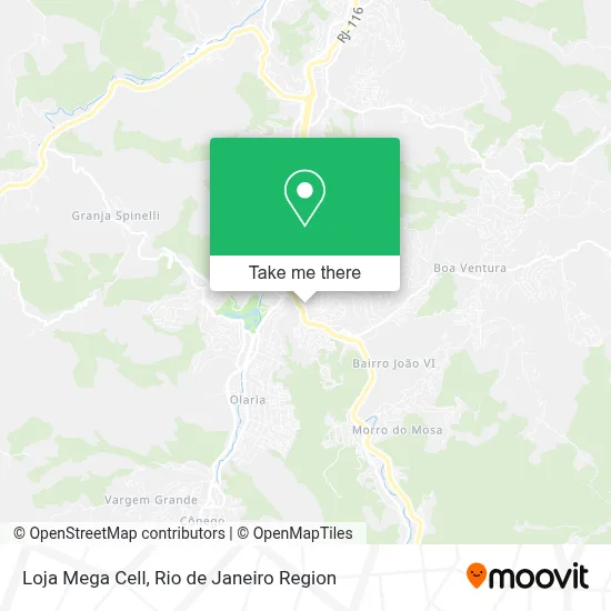 Loja Mega Cell map