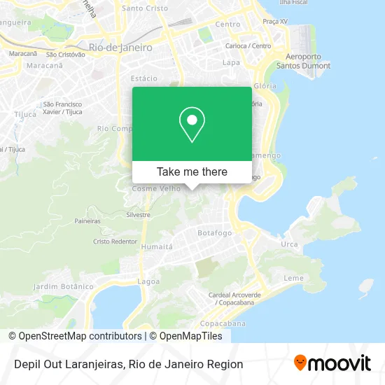 Depil Out Laranjeiras map
