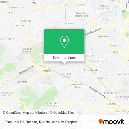 Esquina Da Batata map