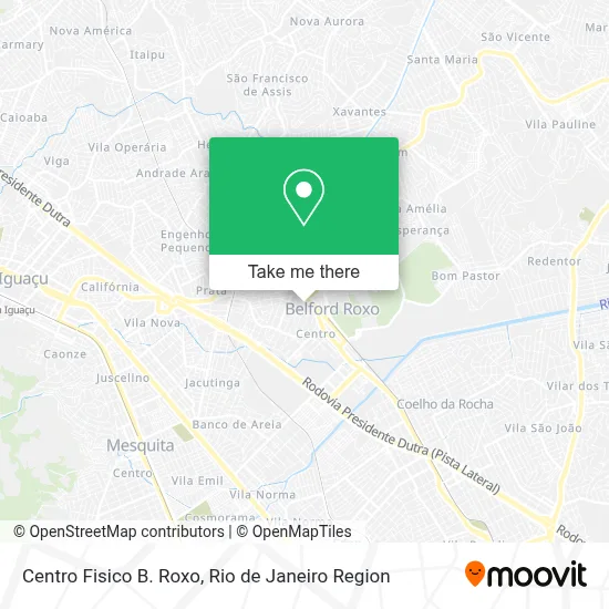 Centro Fisico B. Roxo map