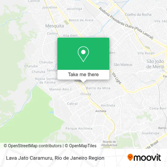 Lava Jato Caramuru map